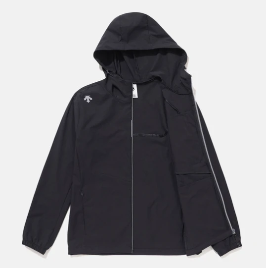 商品DESCENTE|【享贝家】（国内现货-LY）迪桑特 字母印花连帽长袖拉链夹克外套 男女同款 SP313RWB71,价格¥912,第8张图片详细描述