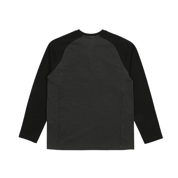 商品DESCENTE|【享贝家】DESCENTE 迪桑特男士棒球衫长袖T恤黑灰色SM321BTL81（现采购商品，下单后12天内发货）,价格¥350,第4张图片详细描述