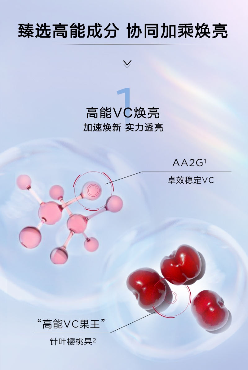 商品Clarins|娇韵诗 光芒小瓷瓶美白淡斑面部精华液透亮焕白淡斑精华 50ml 鲜果维C匀亮透白 ,价格¥433,第7张图片详细描述