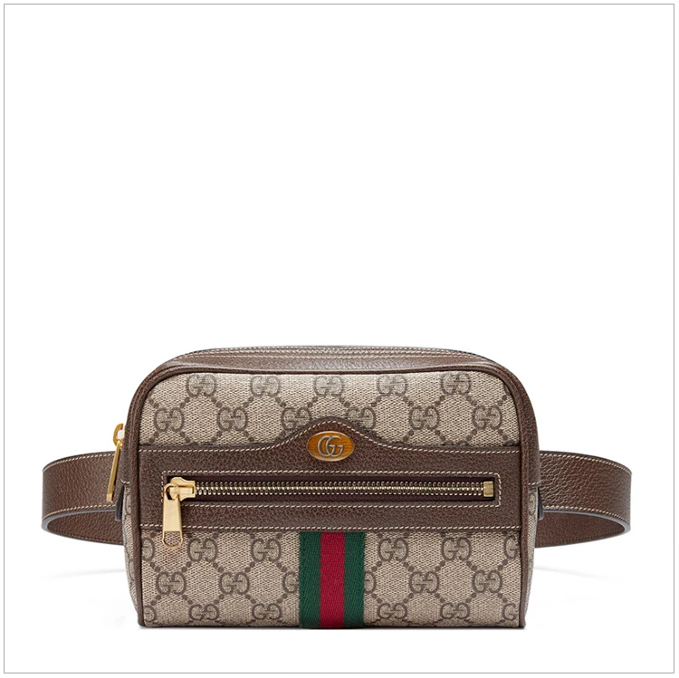商品[国内直发] Gucci|GUCCI 棕色女士腰包 517076-96I3B-8745,价格¥6542,第3张图片详细描述