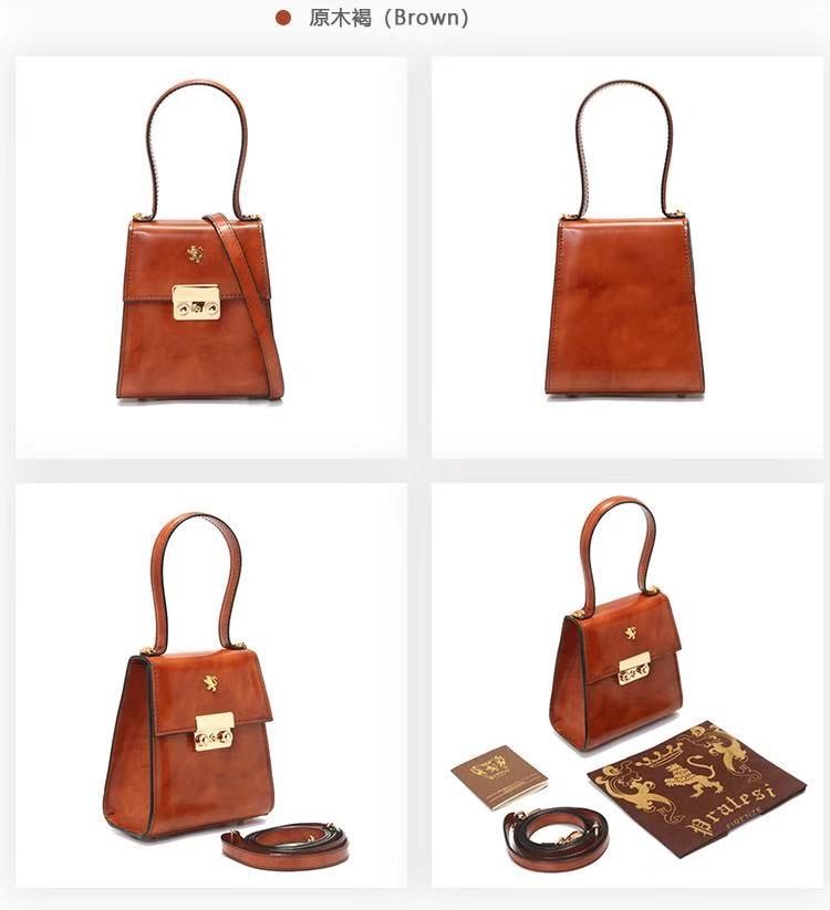 商品Pratesi|【国内直发】意大利Pratesi 珠宝级手工皮具2023爆款牛皮Yvonne时尚肩背女式,价格¥3174,第10张图片详细描述
