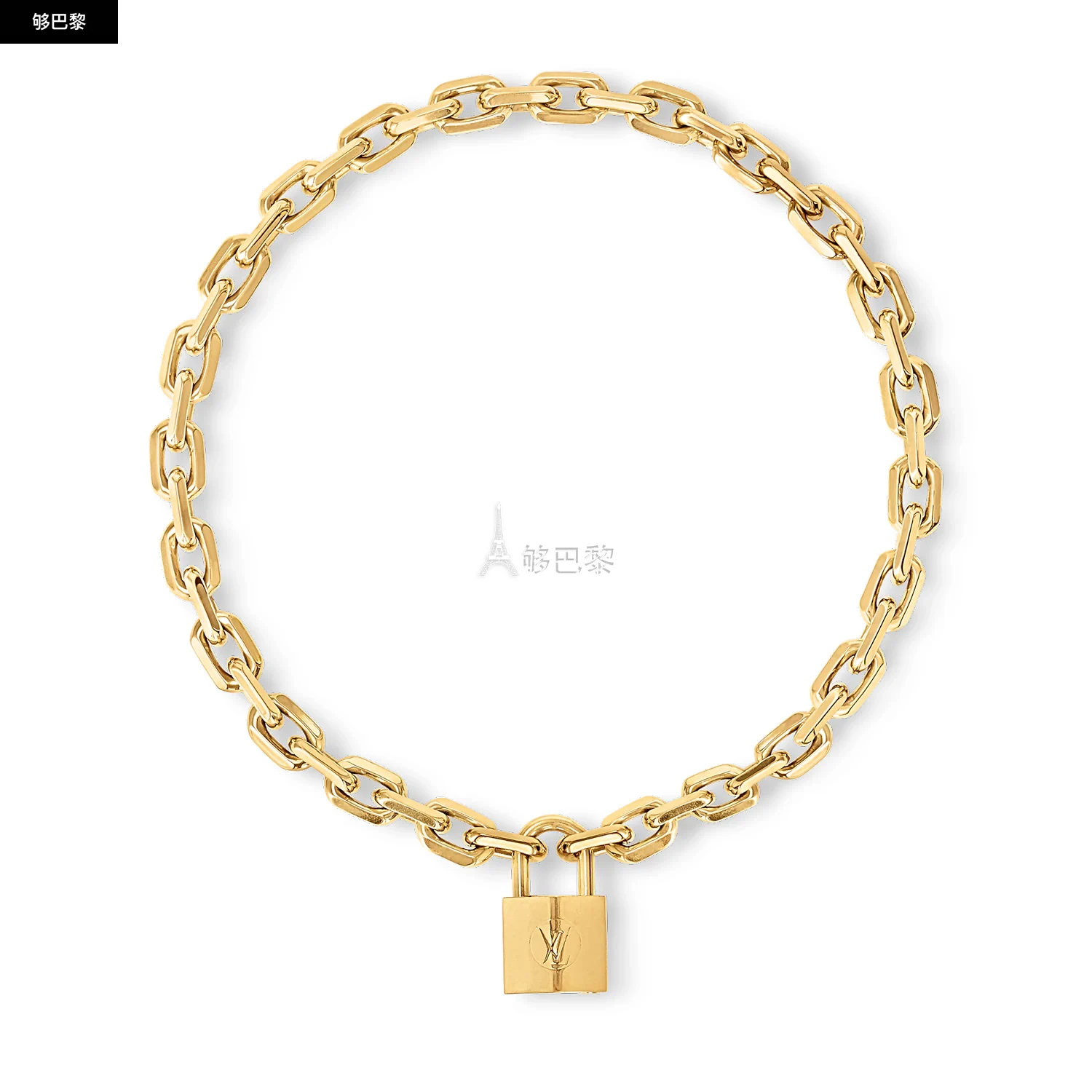 商品Louis Vuitton|【预售】 LV路易威登 25春夏 女士 项链 LV EDGE CADENAS 项链 MP2993 ,价格¥9171,第2张图片详细描述