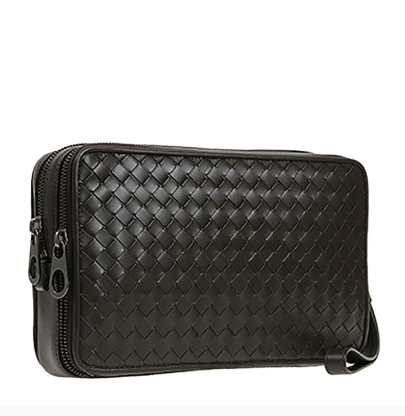 商品[国内直发] Bottega Veneta|BOTTEGA VENETA 深咖色男士手拿包 344776-V4651-2040,价格¥11926,第6张图片详细描述