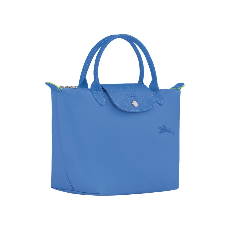 商品Longchamp|LONGCHAMP/珑骧 女士帆布银色五金按扣拉链开合小号手提包,价格¥754,第12张图片详细描述
