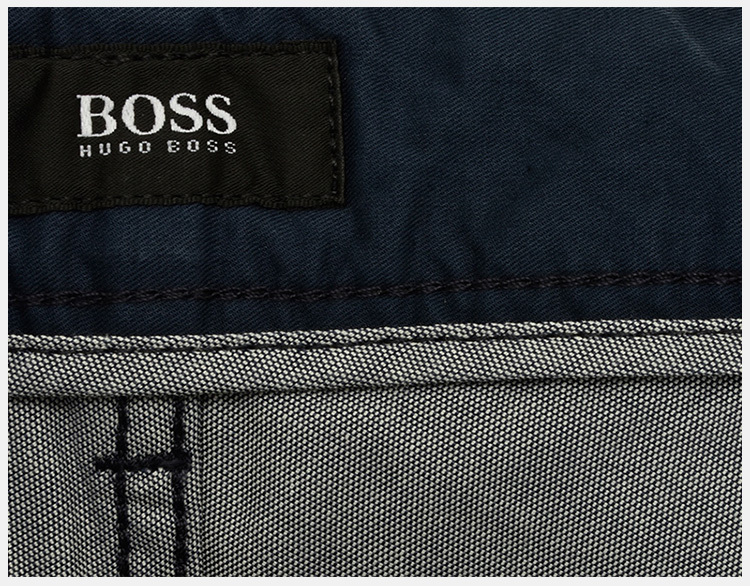 商品Hugo Boss|Hugo Boss 雨果博斯 男士休闲裤深蓝色棉氨纶 MAINE3-20-8454-410,价格¥1139,第8张图片详细描述