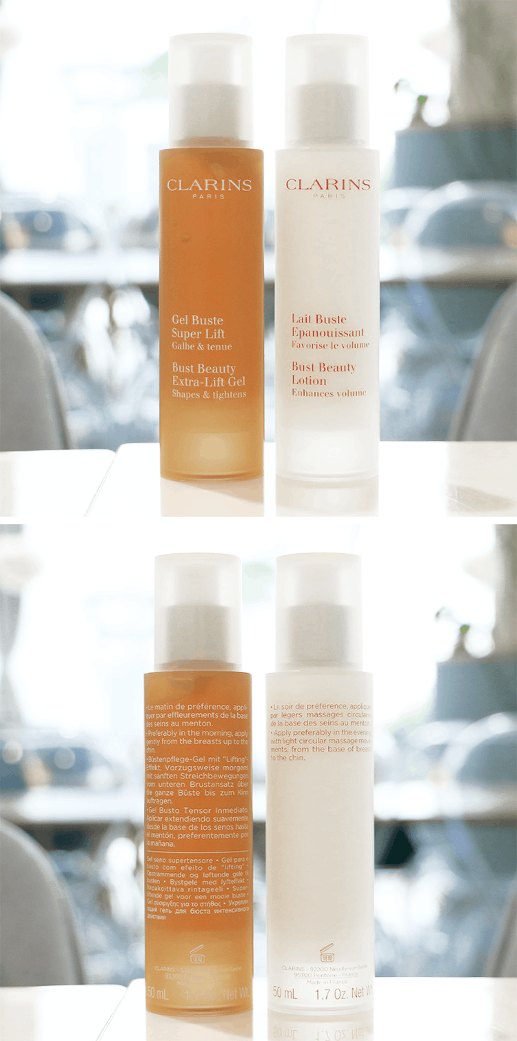 商品Clarins|娇韵诗 纤挺美胸丰胸凝露套装 丰盈乳50ml+凝露50ml 坚挺纤挺胸部护理圆润饱满滋养塑型,价格¥703,第4张图片详细描述