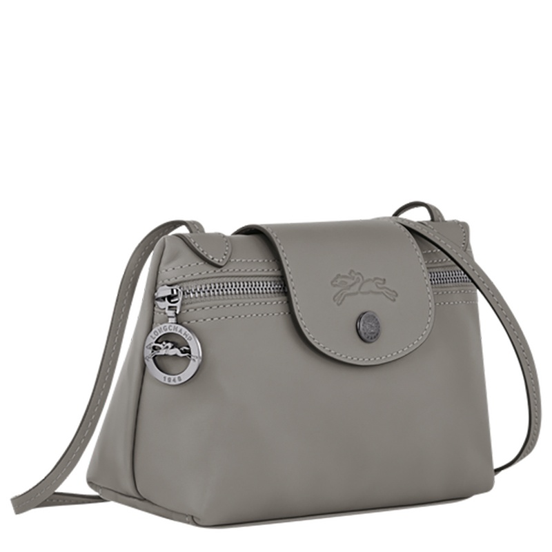 商品Longchamp|珑骧 LE PLIAGE XTRA女包迷你单肩斜挎包 浅灰,价格¥1630,第3张图片详细描述