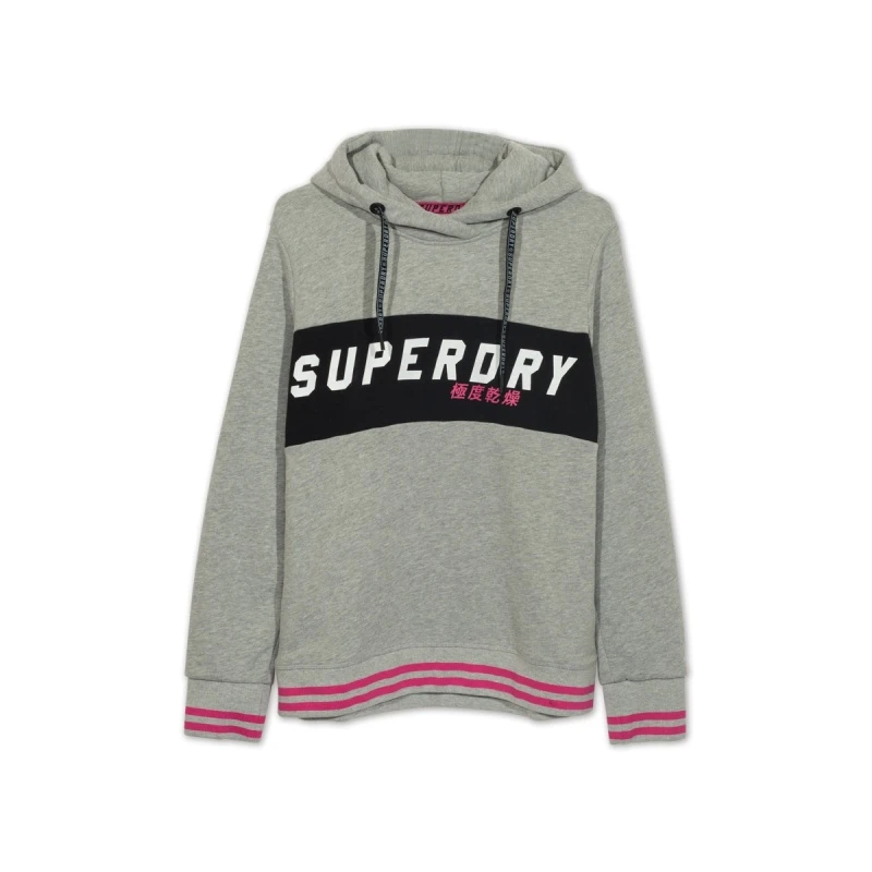 商品[国内直发] Superdry|SUPERDRY 灰色女士卫衣/帽衫 G20144SQ-RV5,价格¥222,第1张图片详细描述