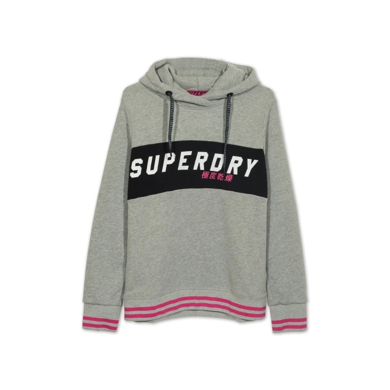 商品[国内直发] Superdry|SUPERDRY 灰色女士卫衣/帽衫 G20144SQ-RV5,价格¥96,第1张图片详细描述