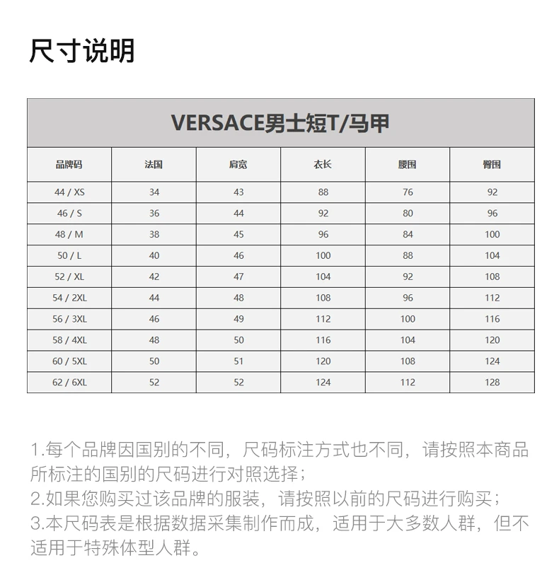 商品Versace|VERSACE 黑色男士T恤 A77987-A201952-A1008,价格¥2225,第7张图片详细描述