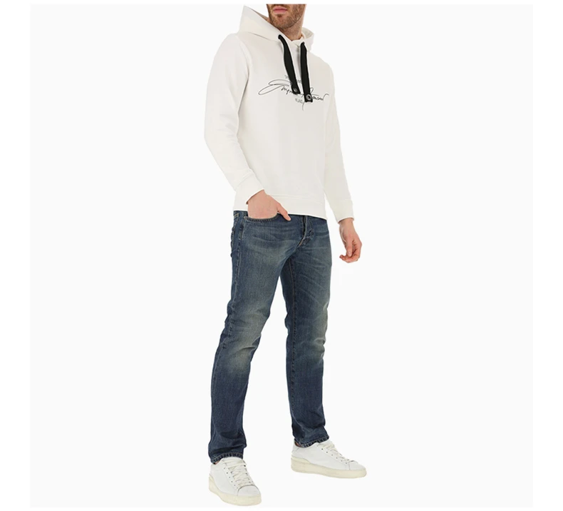 商品Emporio Armani|EMPORIO ARMANI 白色男士卫衣/帽衫 3G1ML1-1JHUZ-F108,价格¥893,第8张图片详细描述