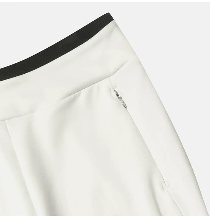 商品DESCENTE|【享贝家】ZY-（预售款）迪桑特 拼接休闲运动百搭舒适长裤 男女同款 米白 SN322SFP96-CRM0,价格¥708,第6张图片详细描述