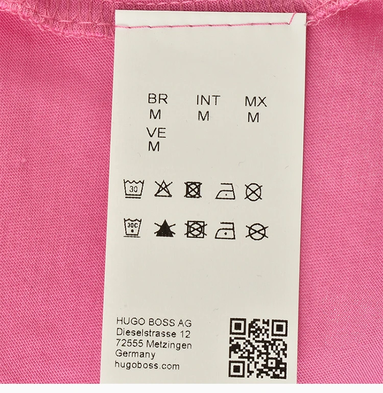 商品Hugo Boss|HUGO BOSS 玫红色男士T恤 TEEOS-171-5506-570,价格¥419,第21张图片详细描述