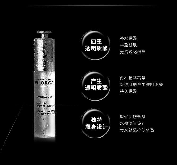商品Filorga|菲洛嘉FILORGA 玻尿酸保湿精华原液30ML,价格¥378,第5张图片详细描述