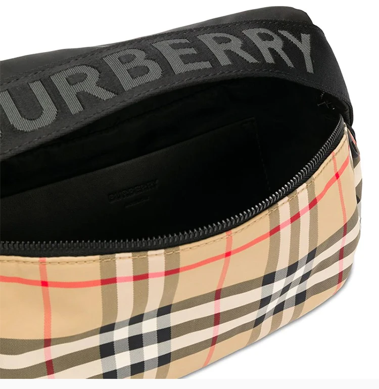 商品[国内直发] Burberry|BURBERRY 拼色中性腰包 8026557,价格¥6181,第8张图片详细描述