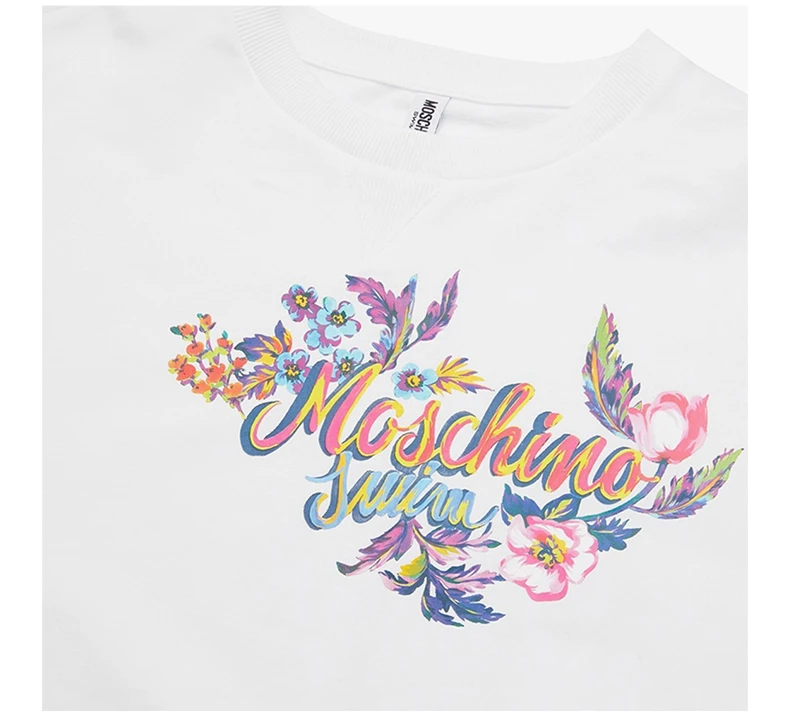 商品Moschino|MOSCHINO 女士白色卫衣 1704-2117-0001,价格¥752,第4张图片详细描述