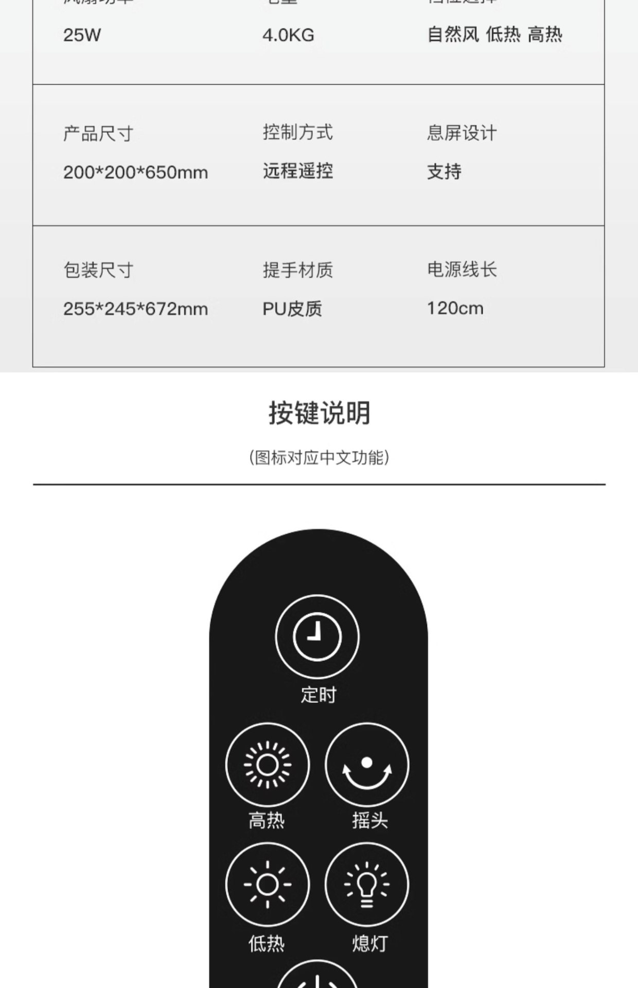 商品[国内直发] Philips|飞利浦取暖器家用速热遥控暖风机节能客厅婴儿省电暖器气办公浴室,价格¥934,第35张图片详细描述