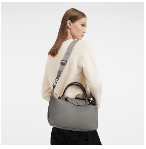 商品[国内直发] Longchamp|珑骧女士中号皮质单肩斜挎包L1512 987,价格¥3792,第8张图片详细描述