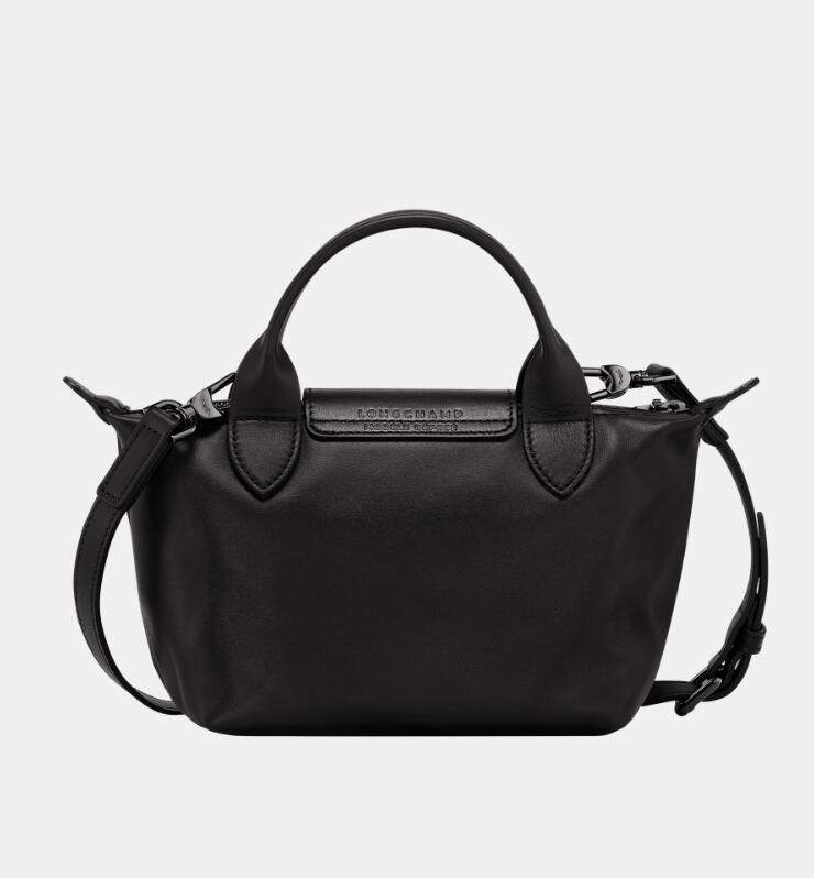 商品Longchamp|珑骧 女士LE PLIAGE CUIR系列迷你短柄皮质手提包饺子包L1500 987（香港仓发货）,价格¥3014,第8张图片详细描述