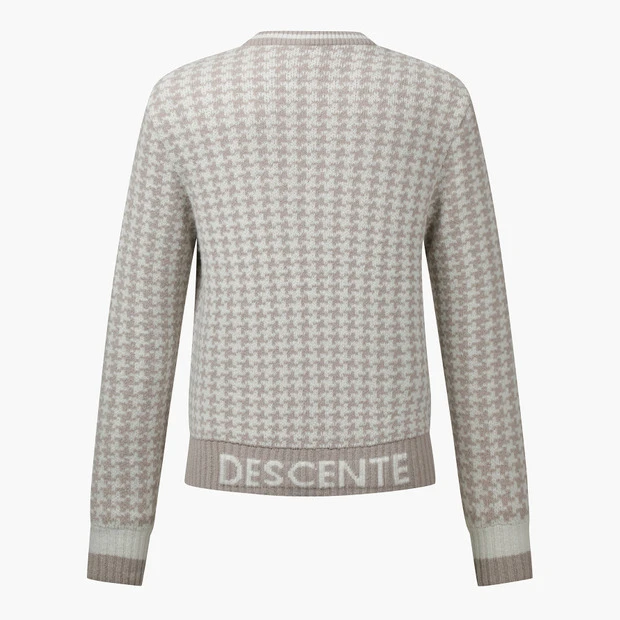 商品【预售商品15天发货】 DESCENTE|高尔夫系列女性图案防风毛衣时尚个性 DO42WFKPN1-LBGG,价格¥1413,第18张图片详细描述