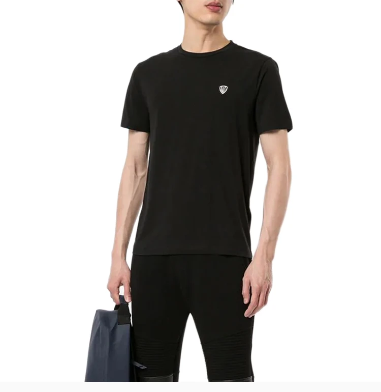 商品Emporio Armani|EMPORIO ARMANI 黑色男士T恤 8NPTL7-PJ03Z-1200,价格¥405,第8张图片详细描述