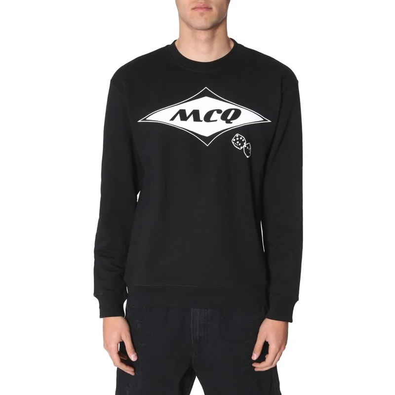 商品Alexander McQueen|ALEXANDER MCQUEEN 男卫衣 545415-RMT77-1000,价格¥1070,第1张图片详细描述