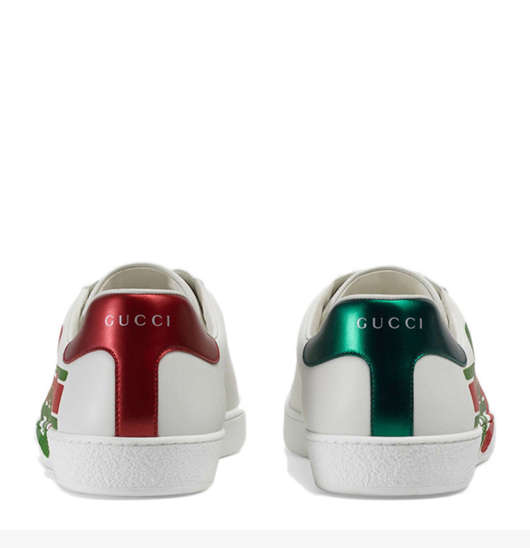 商品Gucci|GUCCI 古驰 男士白色休闲运动鞋 576136-A38V0-9062,价格¥3937,第23张图片详细描述