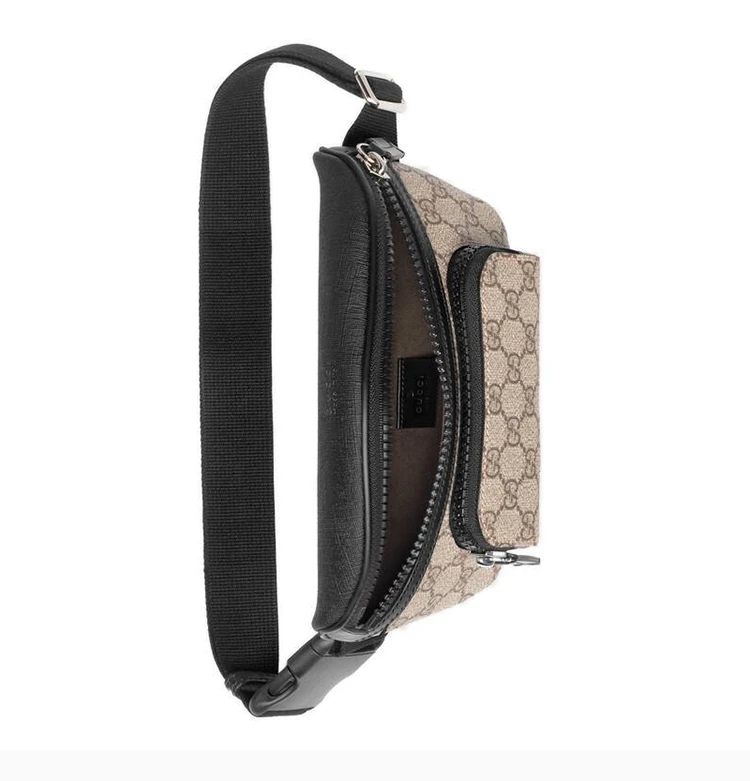 商品[国内直发] Gucci|SS19 GUCCI 古驰 女士卡其色腰包 450946-KHNYX-9772,价格¥6385,第8张图片详细描述