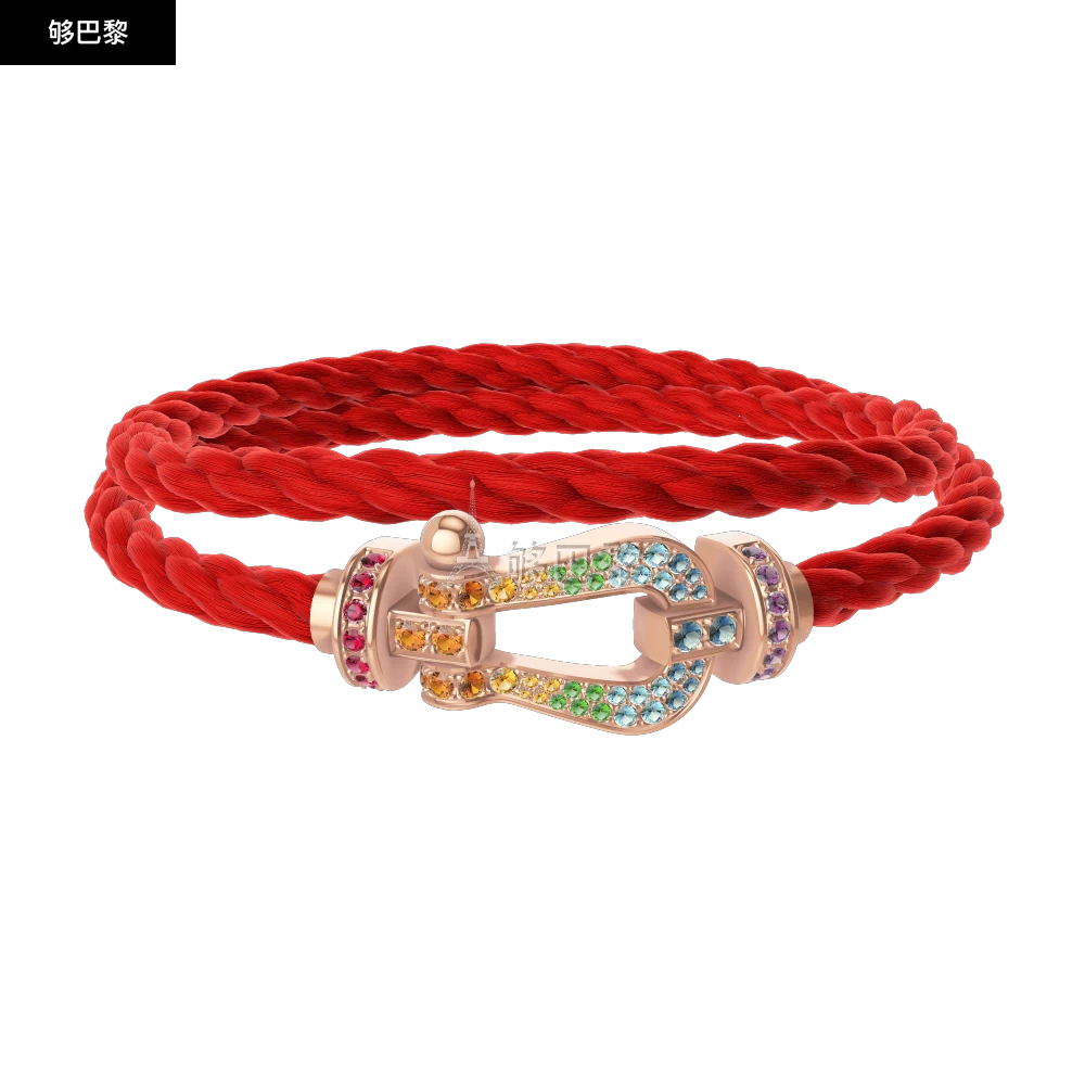 商品Fred|包邮包税【预售7天发货】 FRED 24春夏 男士 手镯 FORCE 10 BRACELET 0B0169-6B0264,价格¥55566,第3张图片详细描述