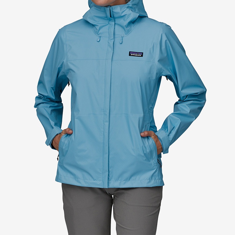 商品Patagonia|巴塔哥尼亚 23年新款 Torrentshell系列 女士蓝色尼龙夹克,价格¥1959,第3张图片详细描述