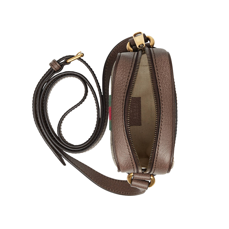 商品Gucci|GUCCI/古驰 Ophidia 男士米色帆布织带条纹双G单肩斜挎包 59812796IWT8745,价格¥7037,第6张图片详细描述