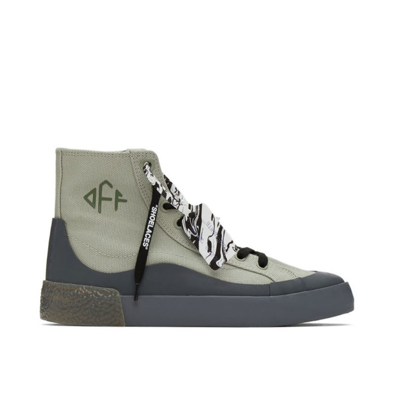 商品Off-White|高帮徽标男士帆布鞋OMIA226F21FAB001-（澳门仓发货）,价格¥2531,第3张图片详细描述