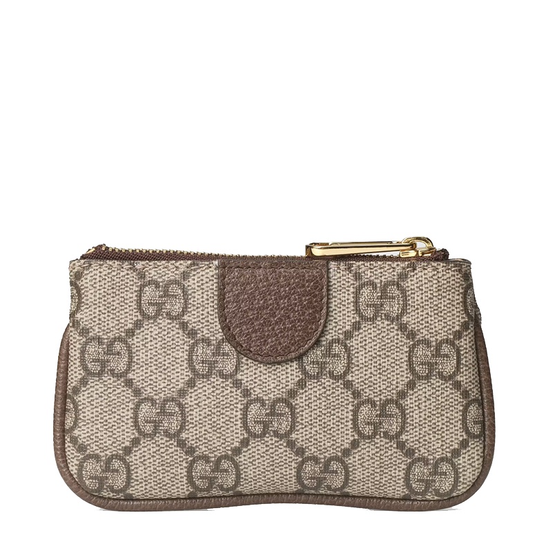 商品Gucci|古驰 经典Ophidia系列 女士经典老花帆布双G拉链钥匙包‎67172296IWG8745,价格¥2863,第3张图片详细描述