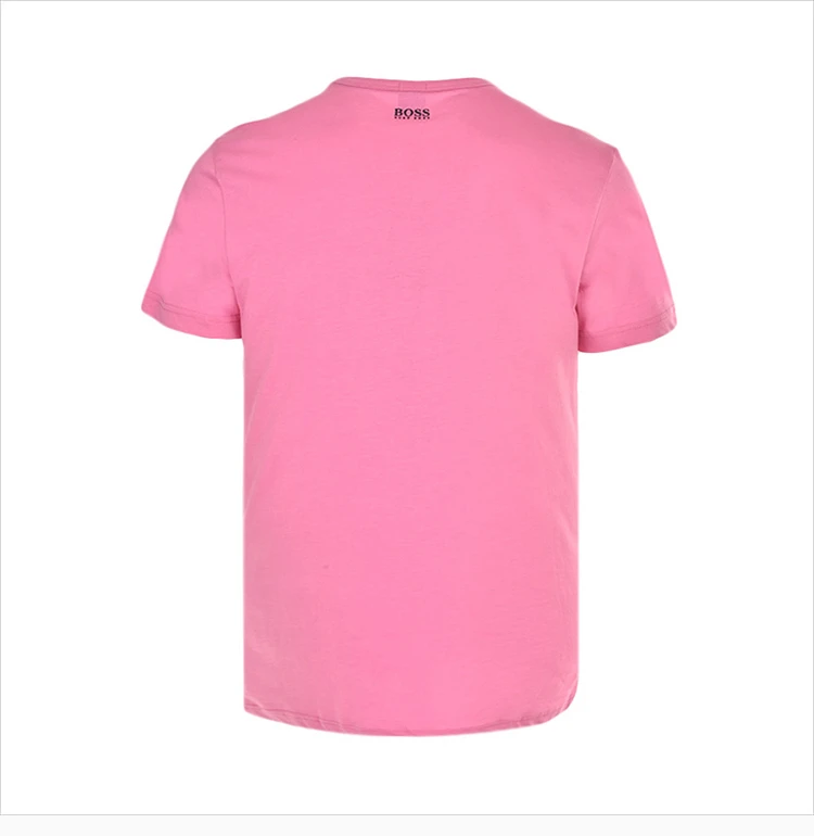 商品Hugo Boss|HUGO BOSS 玫红色男士T恤 TEEOS-171-5506-570,价格¥419,第19张图片详细描述