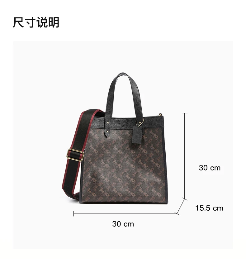 商品Coach|Coach(专柜) 女士单肩包拼色 89143B4SI1,价格¥2213,第3张图片详细描述