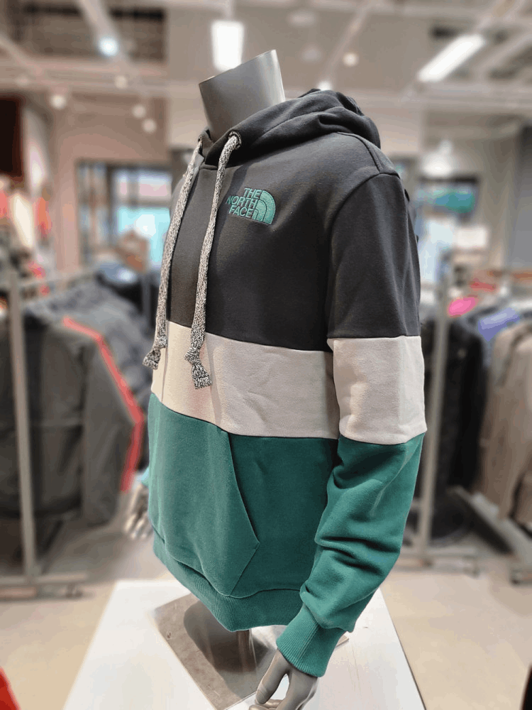 商品The North Face|【Brilliant|包邮包税】北面户外 男女共用 连帽T恤 卡森 连帽 套头衫 NM5PK50J BLK,价格¥370,第2张图片详细描述