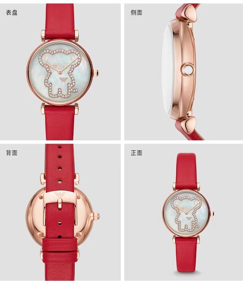 商品[国内直发] Emporio Armani|Armani阿玛尼定制轻奢小巧限量款本命年礼物石英女表AR11281,价格¥3020,第4张图片详细描述