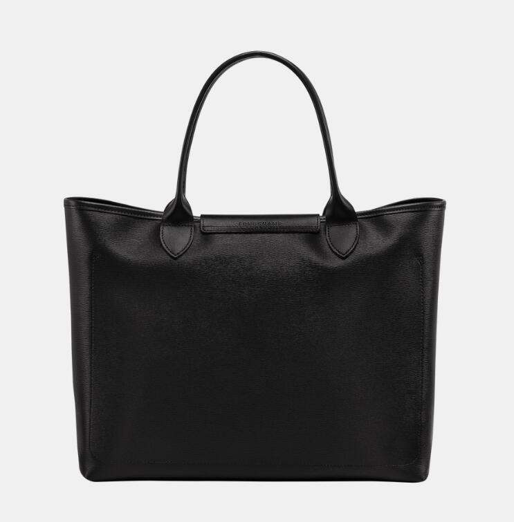 商品[国内直发] Longchamp|珑骧女士新款手提单肩手提包涂层帆布拼牛皮10182 HYQ,价格¥2042,第4张图片详细描述