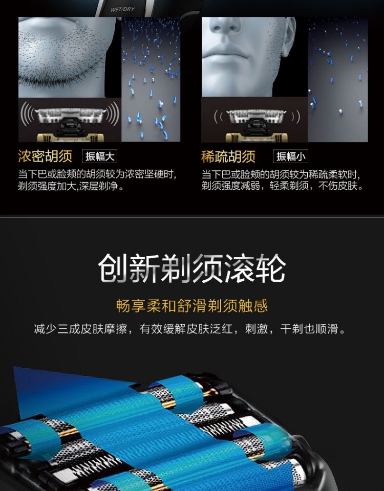 商品[国内直发] Panasonic|松下官方授权正品保证ES-LV9C剃须刀日本原装进口电动刮胡刀充电式水洗正品,价格¥2033,第14张图片详细描述