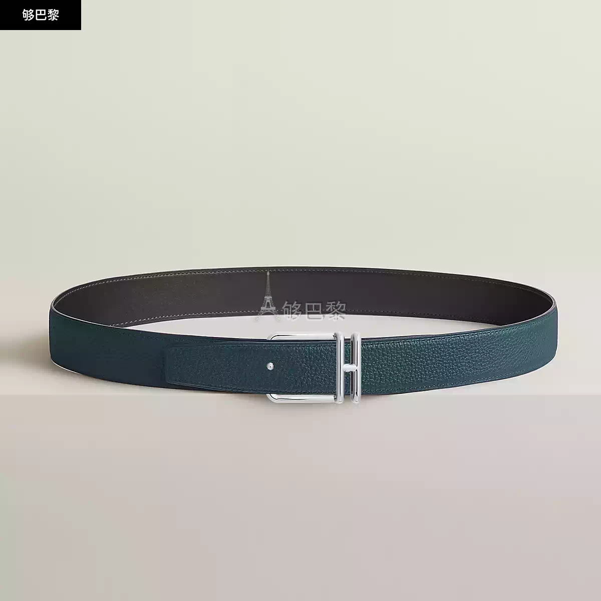 商品Hermes|【预售】 爱马仕 25春夏 男士 腰带 Boucle de ceinture réversible Volte-face & Cuir de ceinture réversible 32 mm H011779UK05 | H073967CAAD ,价格¥8503,第5张图片详细描述