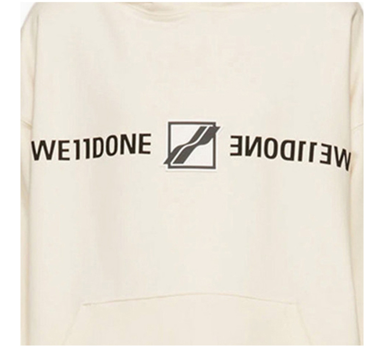 商品We11done|WE11DONE 男女同款白色连帽卫衣 WD-TH3-21-564-U-IV 【韩国产地商品,大陆地区收货约30-40天】,价格¥2209,第9张图片详细描述
