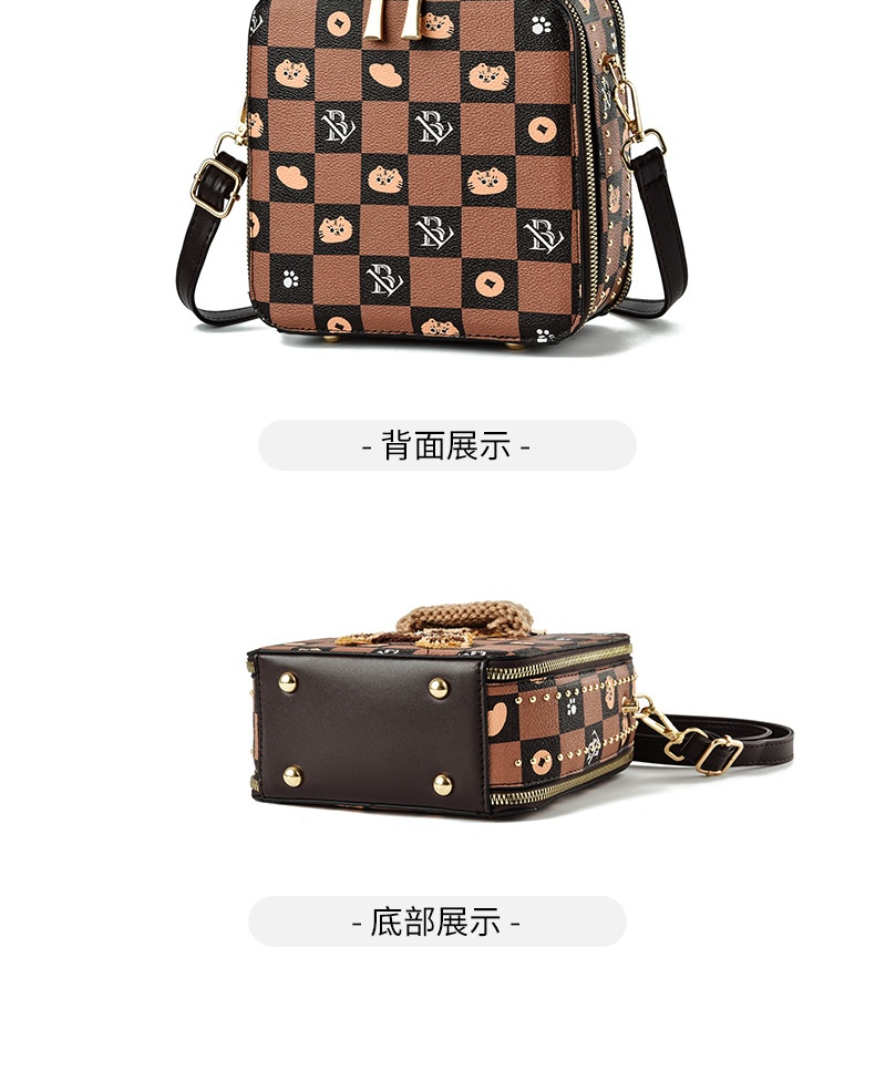 商品[国内直发] GLENVINTEN|格岚云顿夏季新款2022小众高级质感精致小方包网红同款可爱洋气手提斜挎包,价格¥155,第20张图片详细描述