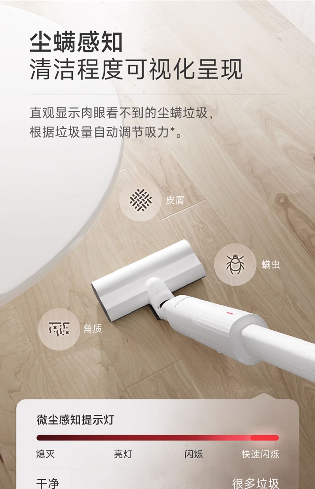 商品[国内直发] Panasonic|Panasonic/松下自清洁吸尘器家用大吸力无线手持除螨仪全自动集尘空间站MC-KC1W,价格¥1738,第9张图片详细描述