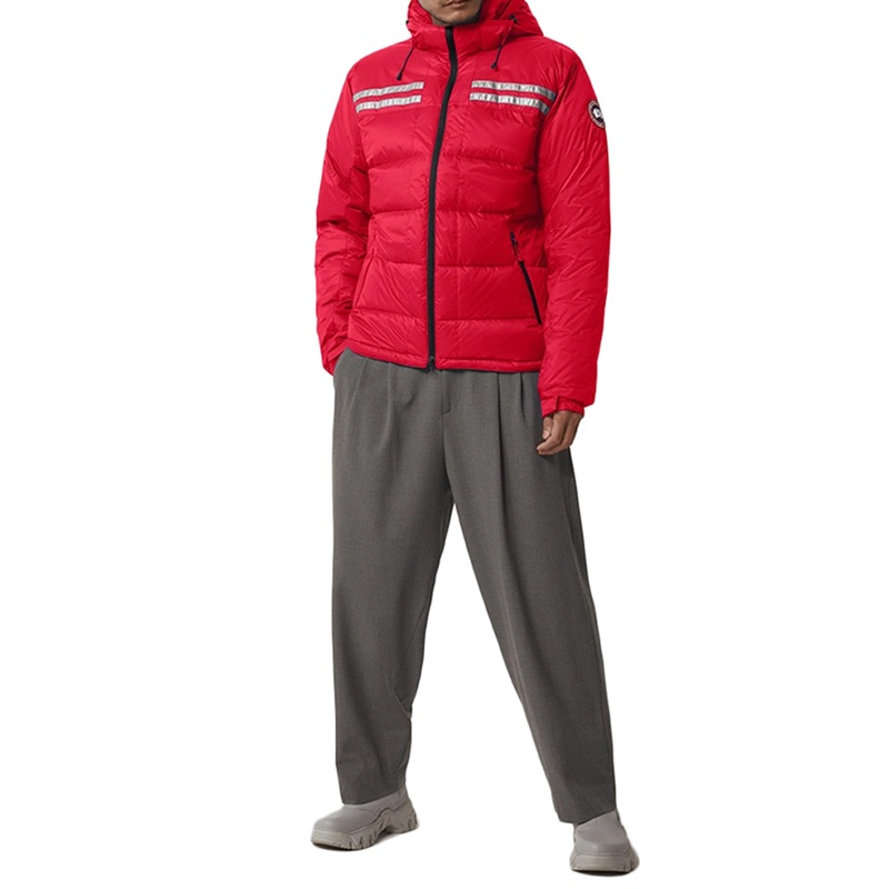 商品Canada Goose|【现货】加拿大鹅 SUMMIT系列 男士红色短款羽绒夹克,价格¥4416,第3张图片详细描述