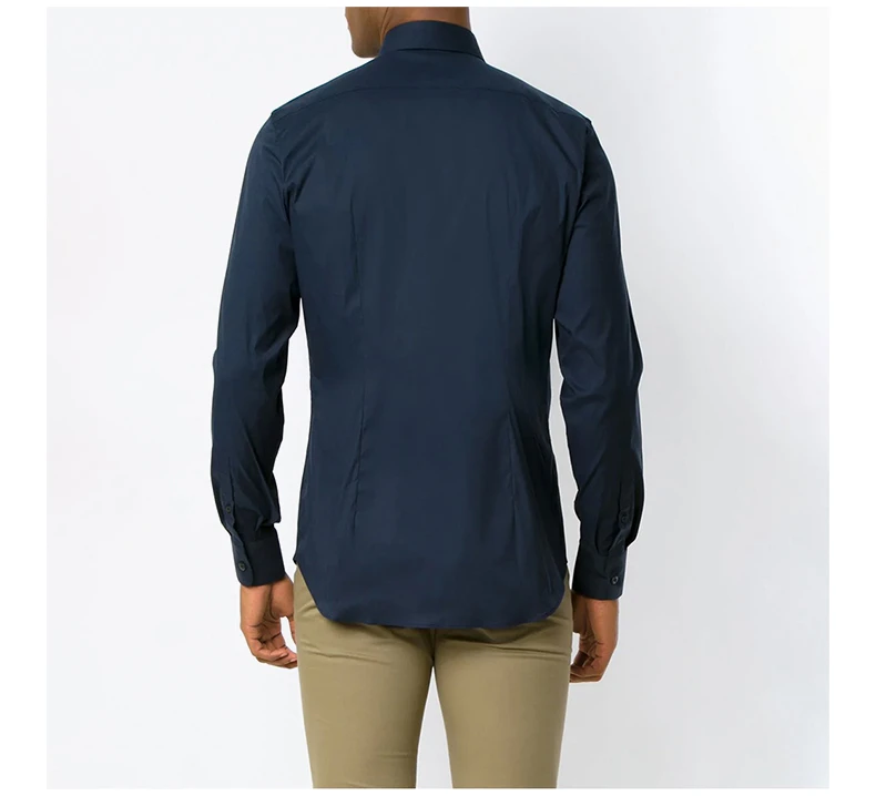 商品Prada|PRADA 男士衬衫海军蓝色 UCM608-F62-F0124,价格¥1781,第6张图片详细描述