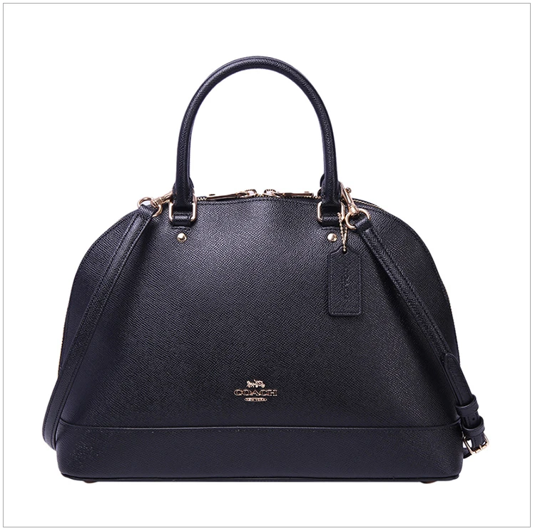 商品[国内直发] Coach|Coach 蔻驰 女士黑色单肩斜挎贝壳包 F27590IMBLK,价格¥1184,第4张图片详细描述