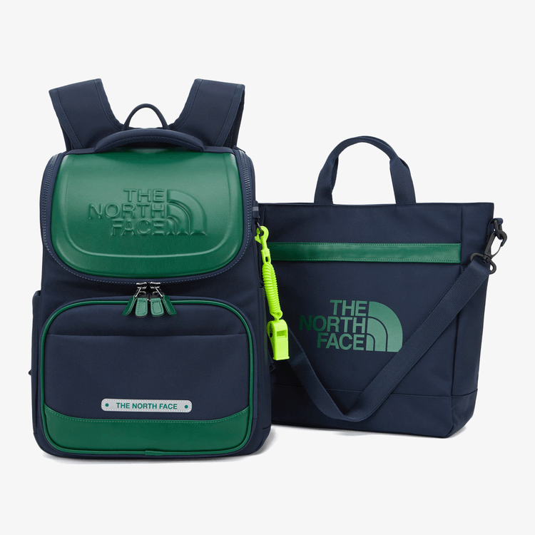 商品The North Face|【Brilliant|北面特惠】北面儿童欢乐学校包 KIDS DELIGHT SCH PACK GREEN NM2DQ01S,价格¥1054,第2张图片详细描述