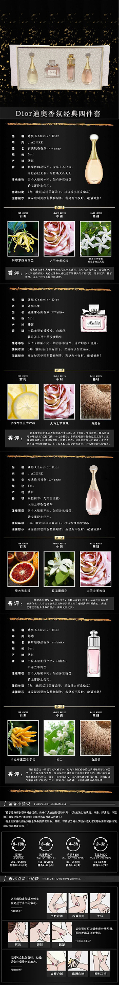 商品Dior|迪奥 香水Q版小样四件套礼盒  5ml*4 真我浓香/淡香/甜心/魅惑,价格¥242,第1张图片详细描述