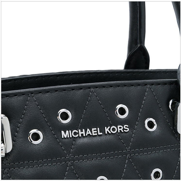 商品[国内直发] Michael Kors|Michael Kors 迈克高仕 SELMA系列黑色牛皮女士手提包 30F7SLMS6O-BLACK,价格¥1620,第9张图片详细描述