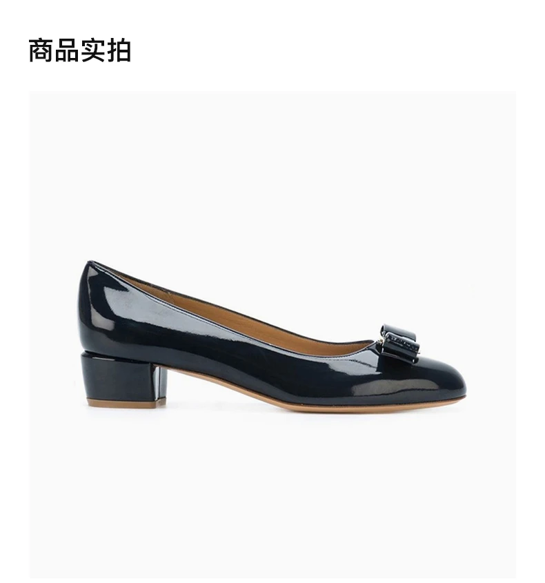 商品Salvatore Ferragamo|SALVATORE FERRAGAMO 蓝色女士低跟鞋 01-B221-539449,价格¥3057,第4张图片详细描述